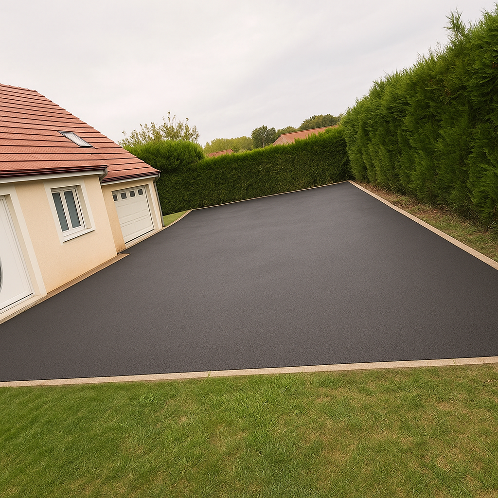 Terrassement de plateforme en Essonne avec pelle mécanique MGC