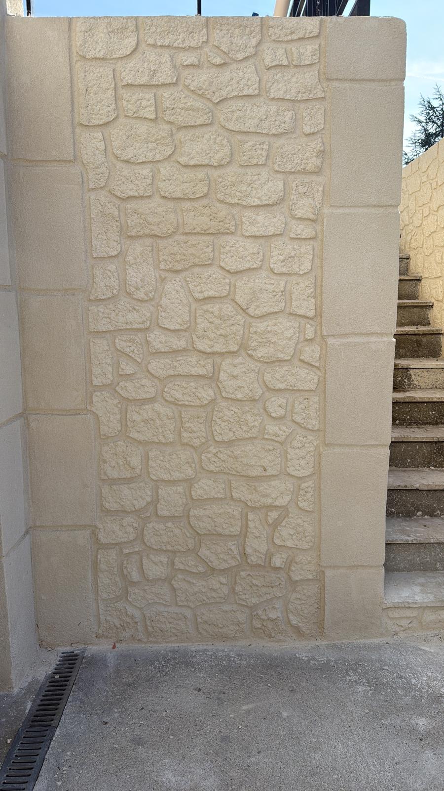 mur travaux ravalement à Étampes