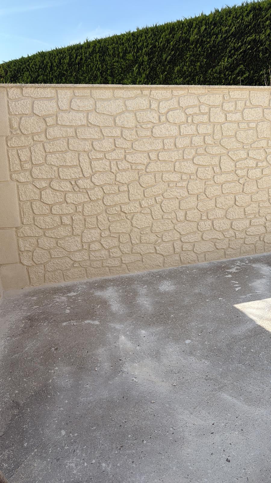 mur travaux ravalement à Étampes